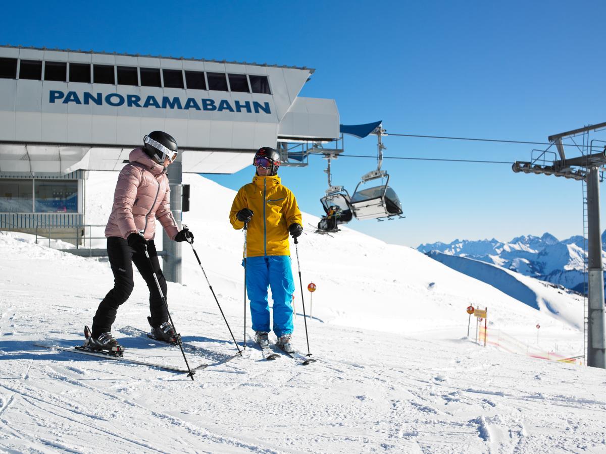 Skifahren am Diedamskopf
